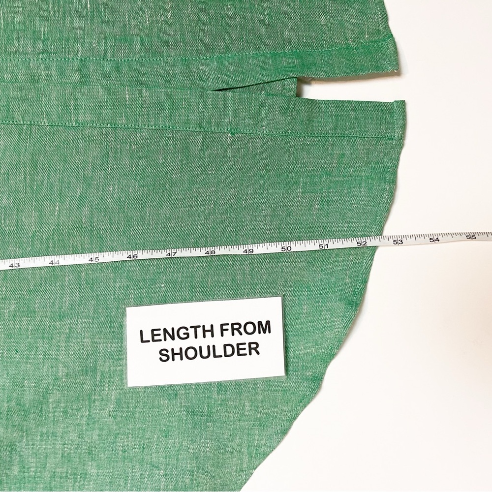 Tuckernuck Seafoam Green Linen Button-Front Maxi Dress - Picture 12 of 15